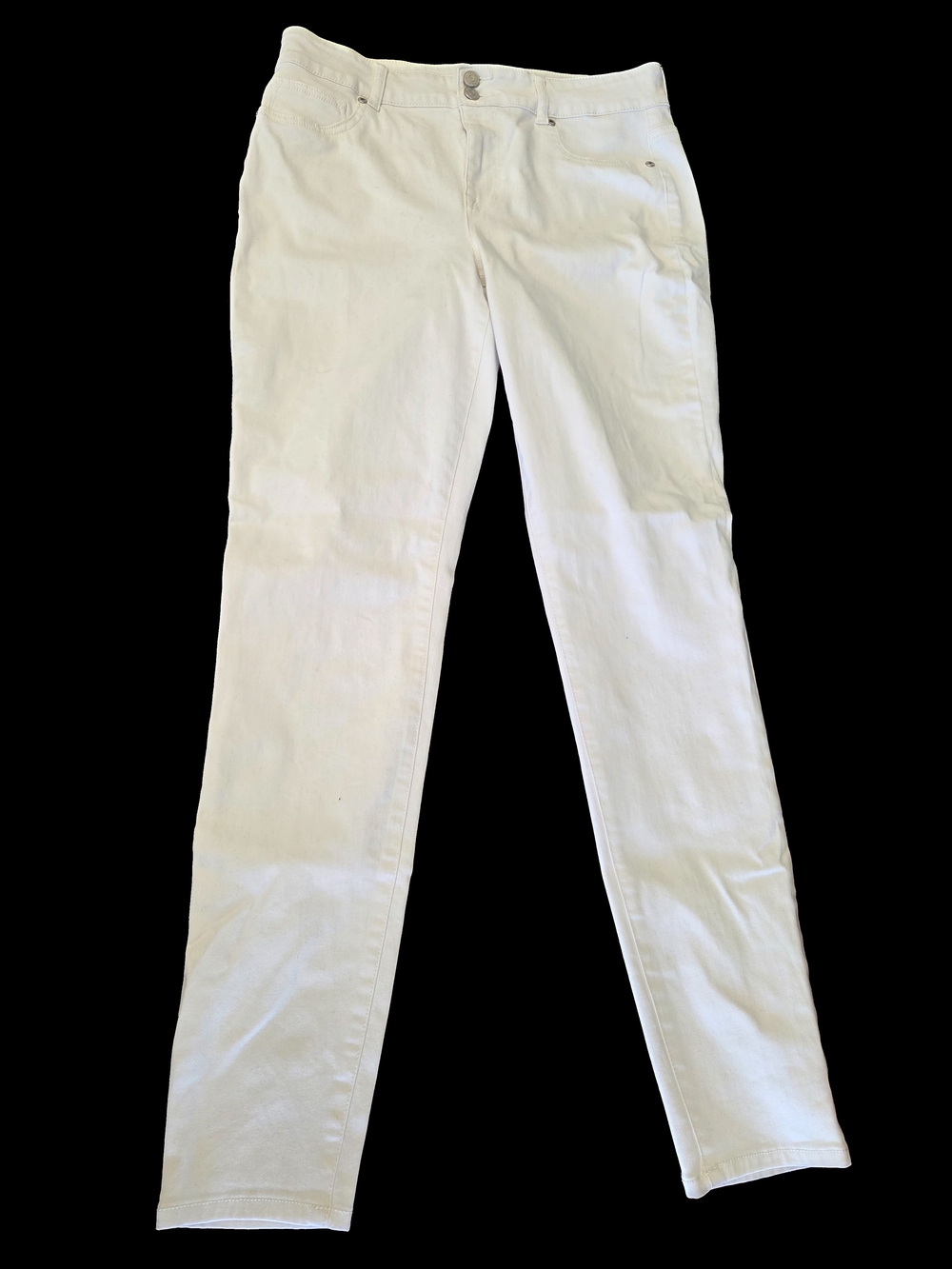 Maurices White Slim Stretch Jeans